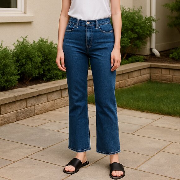 Chaps Women’s Mid Rise Crop Kick Jean – Size 10/30, 26” Inseam - Picture 1 of 3